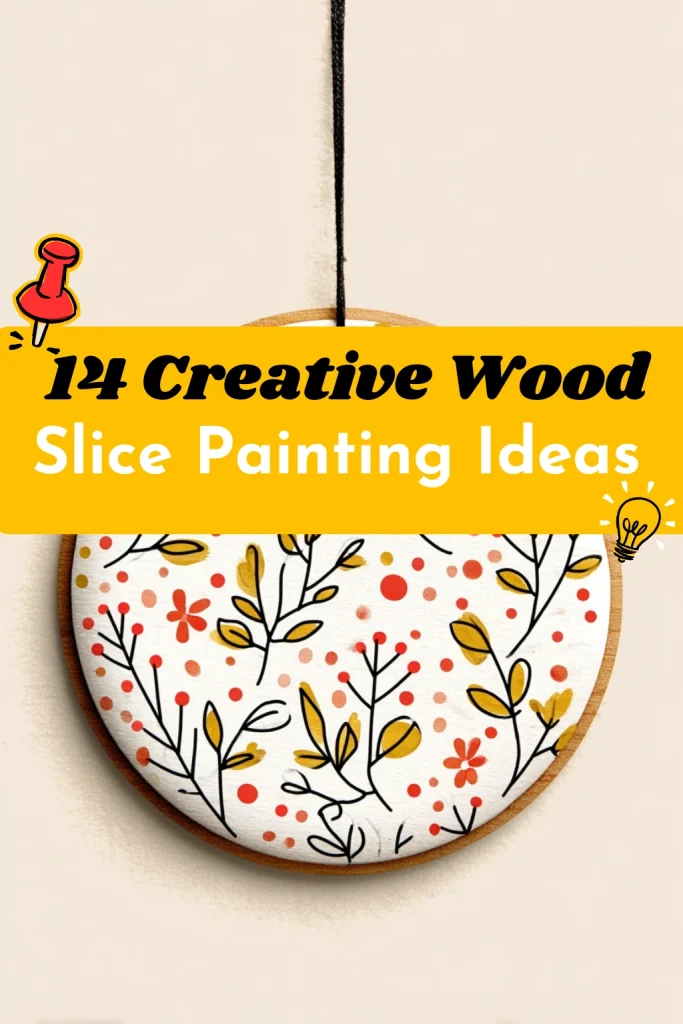 14 Creative Wood Slice Painting Ideas