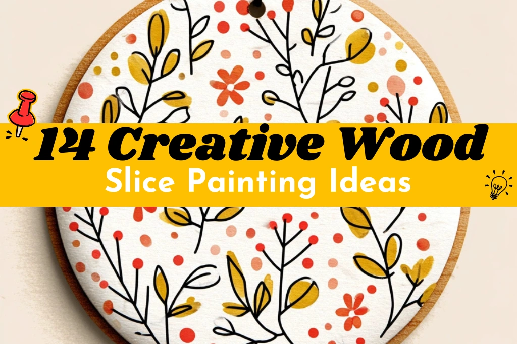 14 Creative Wood Slice Painting Ideas