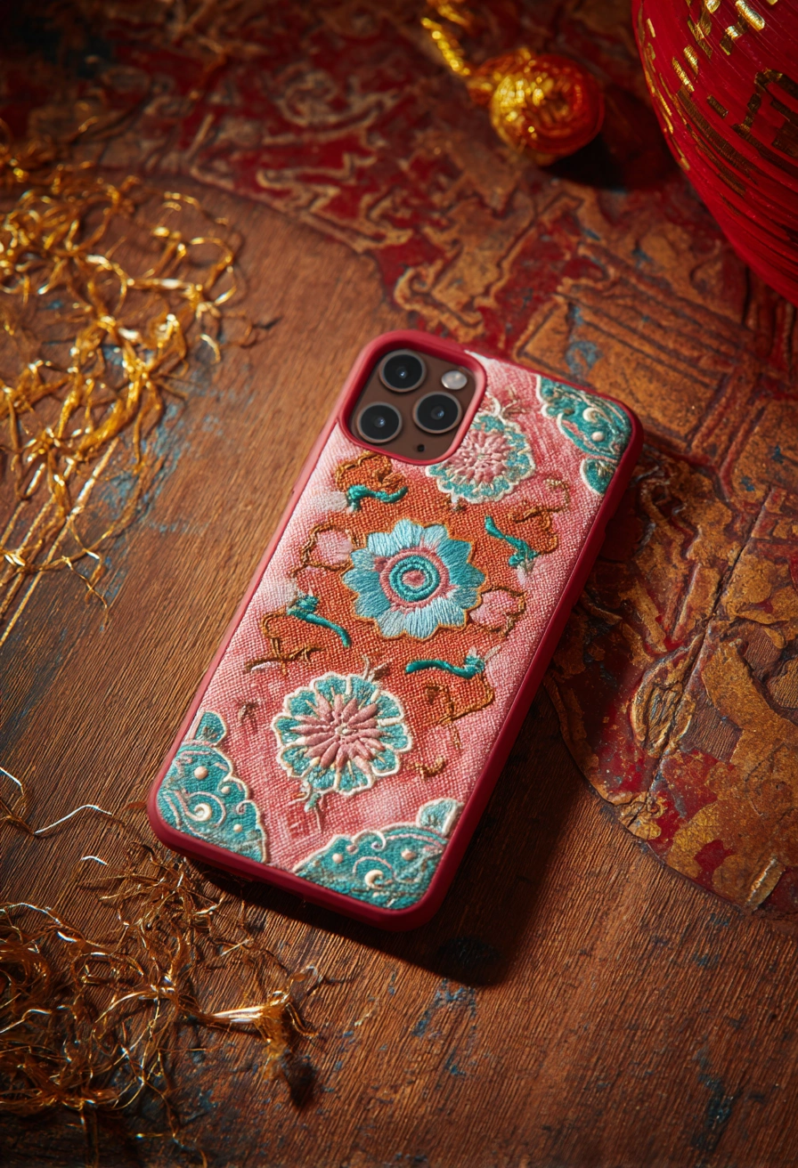 This stunning embroidered phone case opens up a world of beautiful and creative sewing ideas. Here are amazing sewing and embroidery ideas to try inspired by this image: