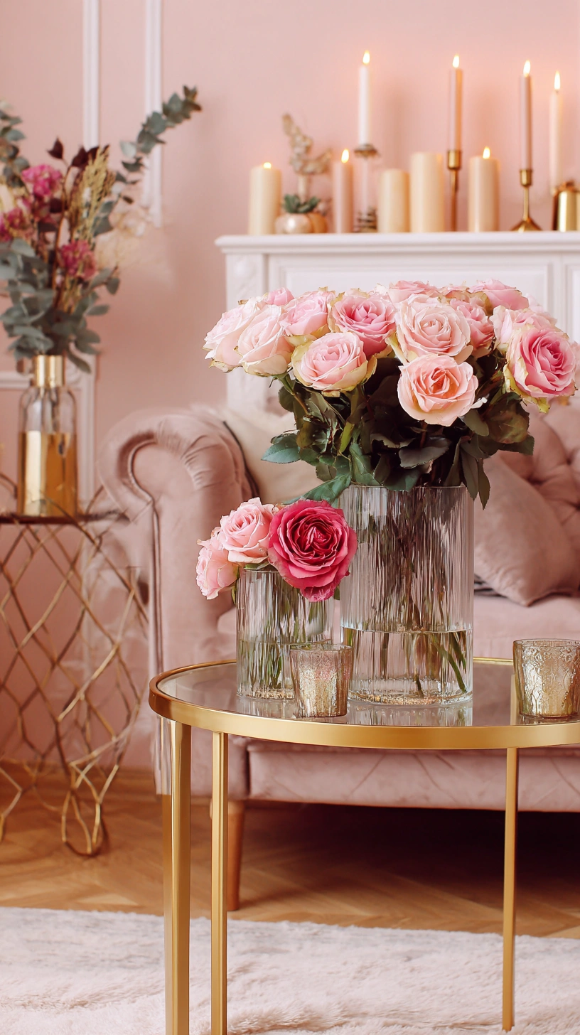 Blush Glam with Romantic Touches