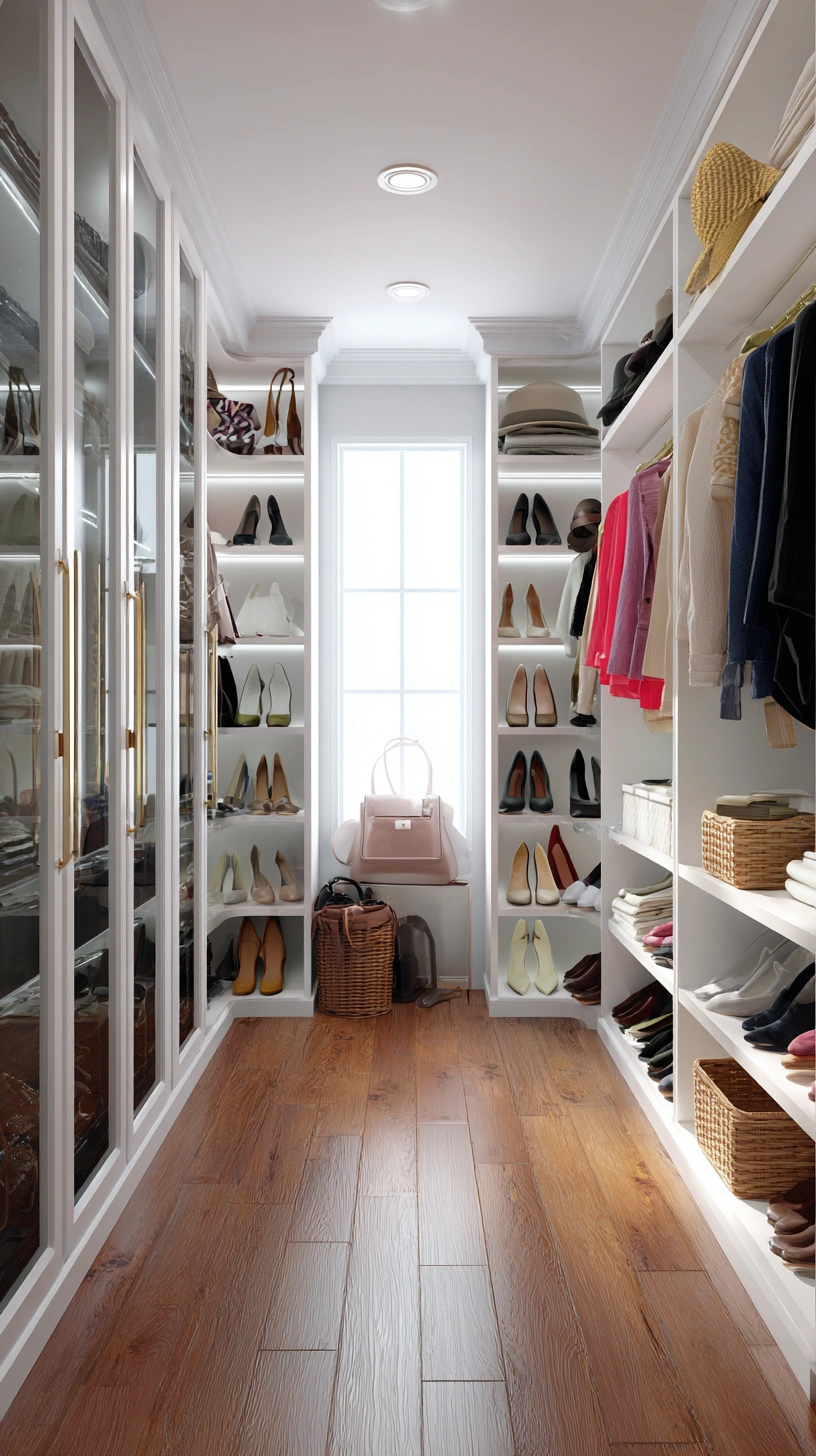 Glam Walk-In Closet Goals