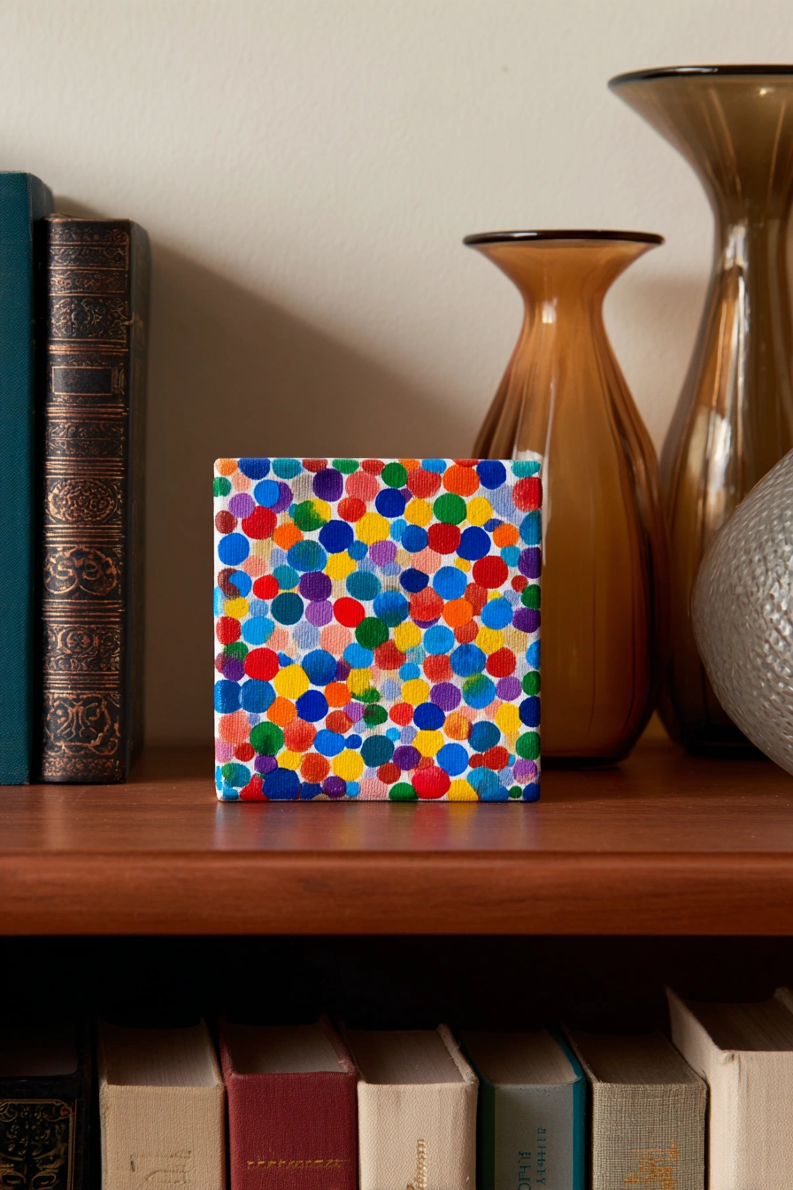 Playful Polka Dot Mini Canvas