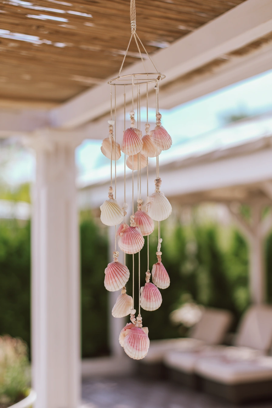 Coastal Shell Wind Chime DIY