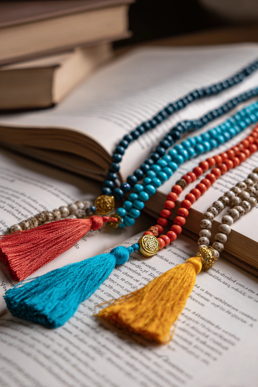 Boho Beaded Tassel Bookmarks