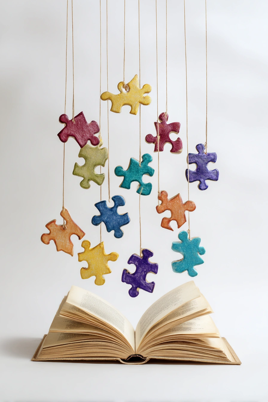 Colorful Puzzle Piece Bookmarks