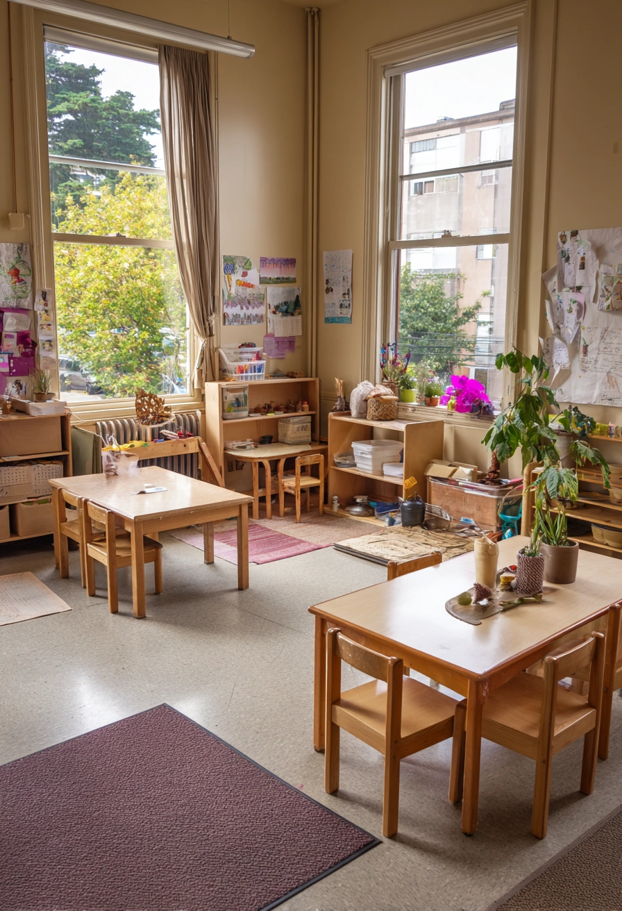 Nature-Inspired Montessori Learning Space