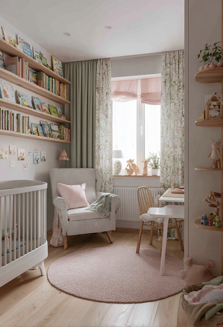 Soft Sage & Blush Baby Haven