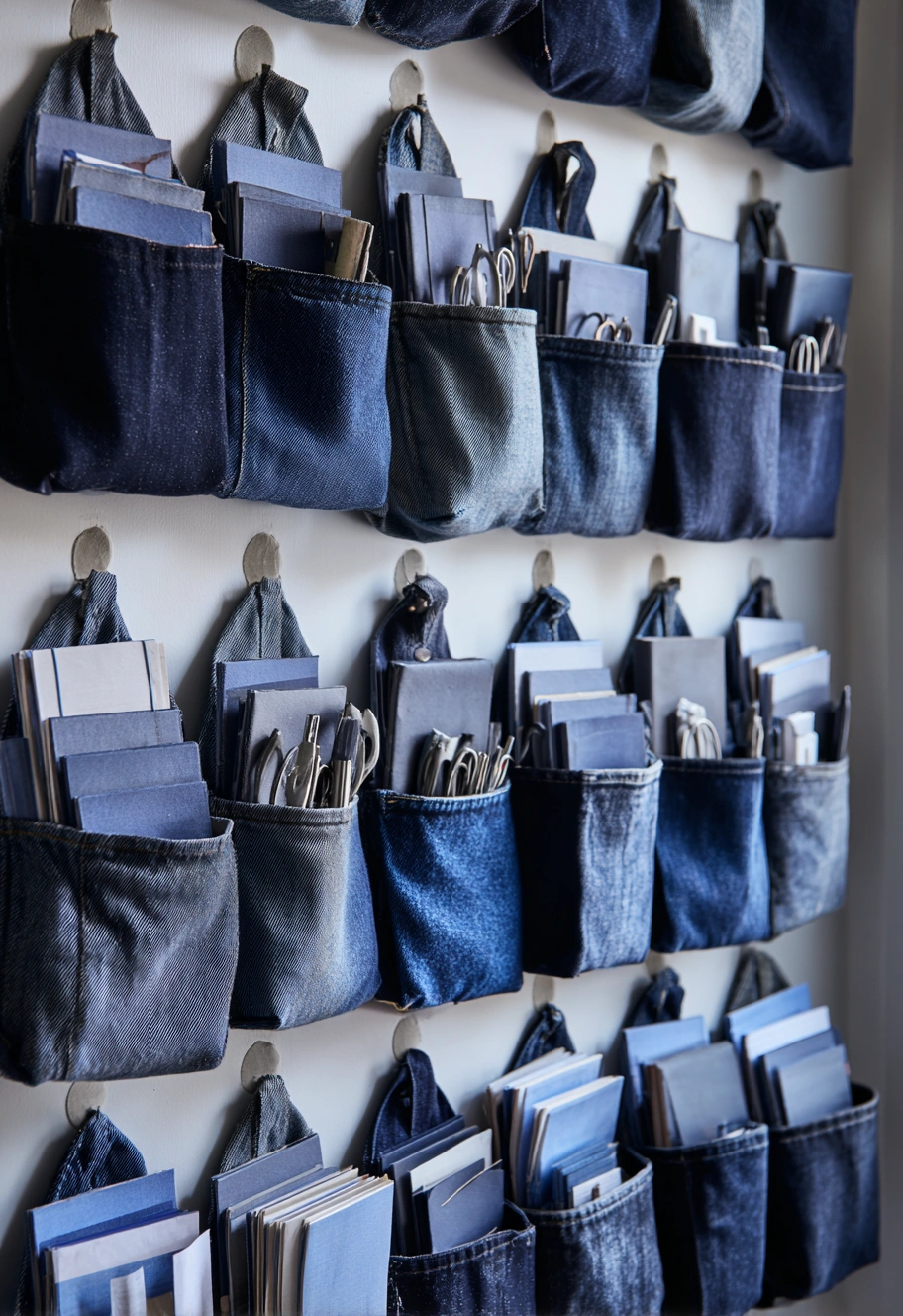 Patchwork Denim Tote with Vintage Vibes