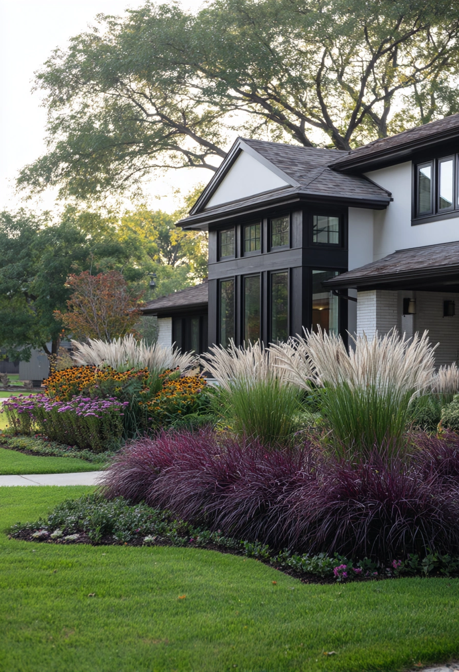 Modern Prairie Garden with Bold Textures