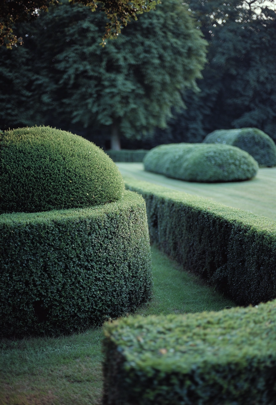 Sculpted Elegance with Formal Topiary Design