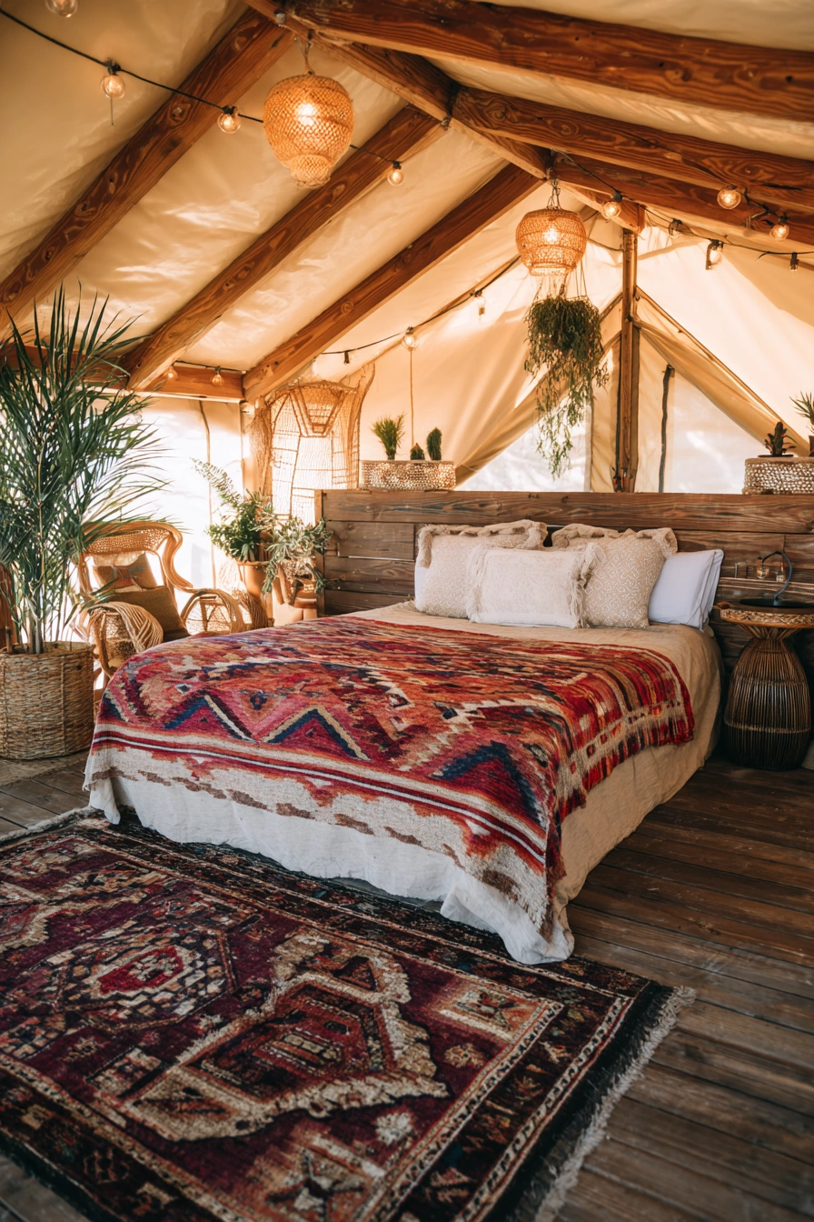 Rustic Cabin Vibes with Boho Layers
