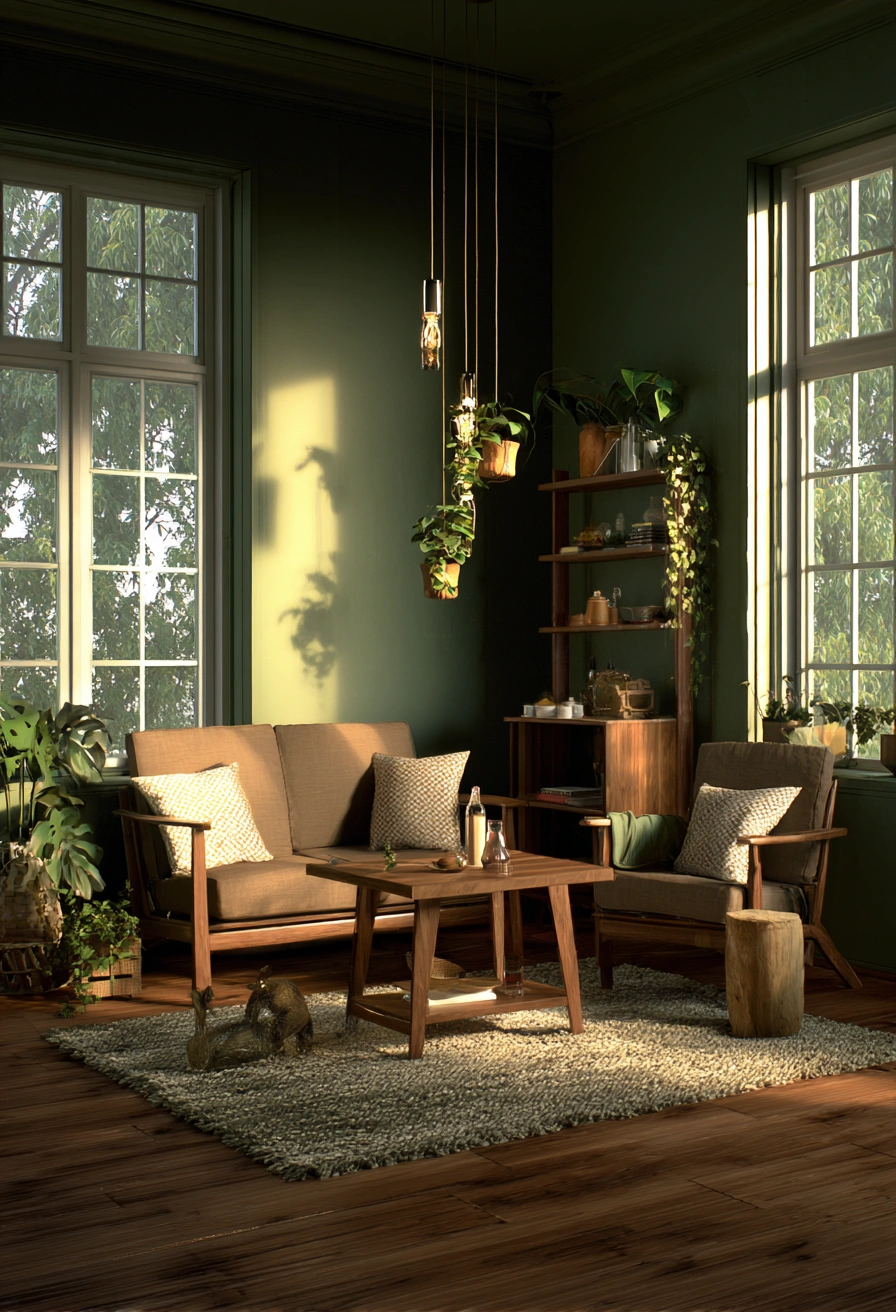 Sun-Drenched Rustic Retreat