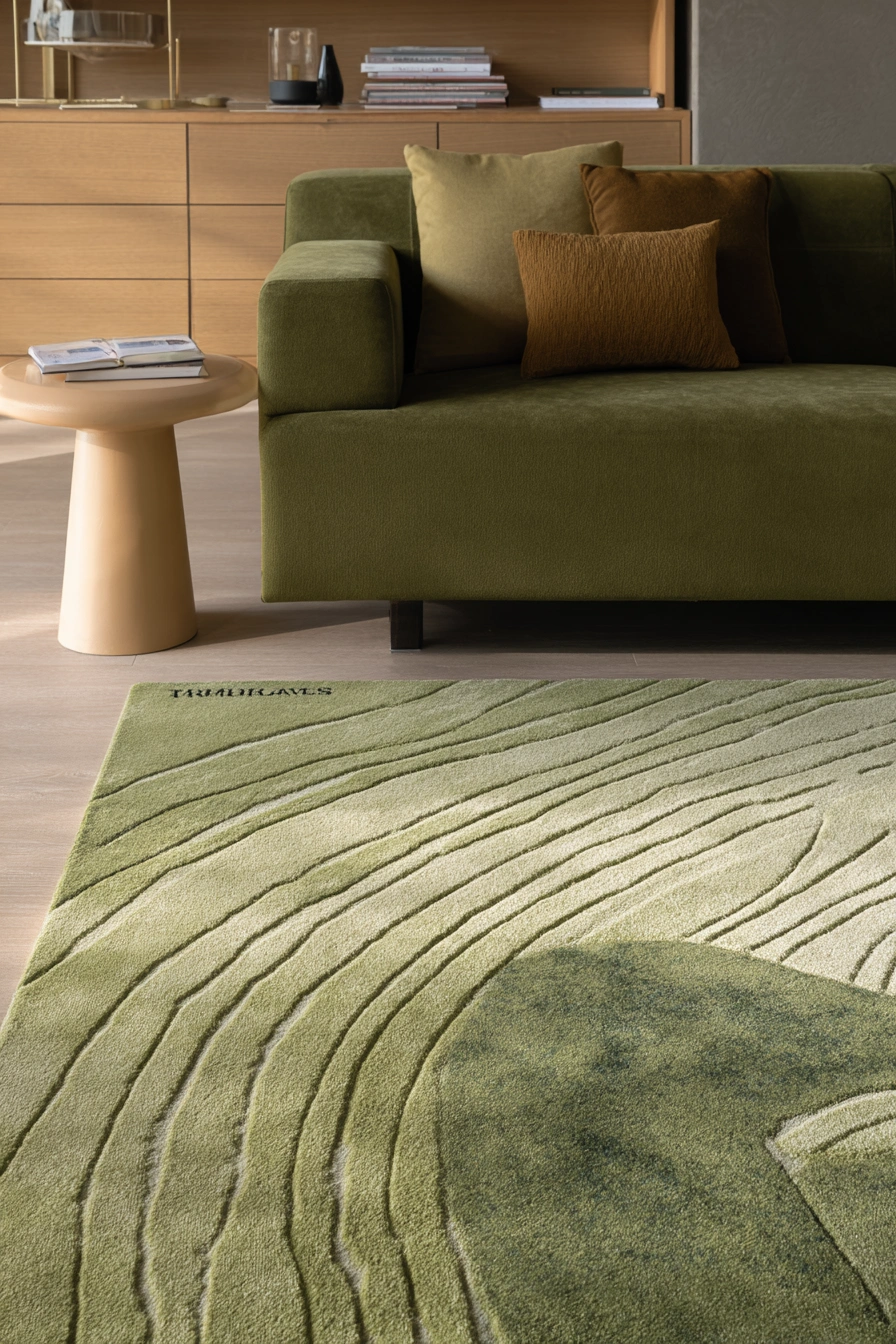 Zen Grove Textured Area Rug