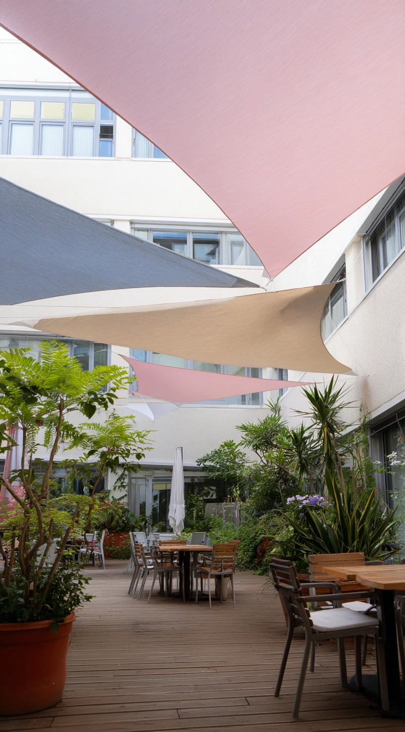 Modern Patio Vibes with Shade Sails
