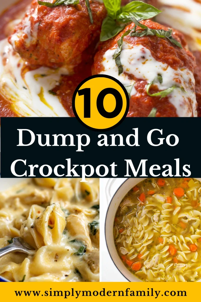 10 Dump and Go Crockpot Meals