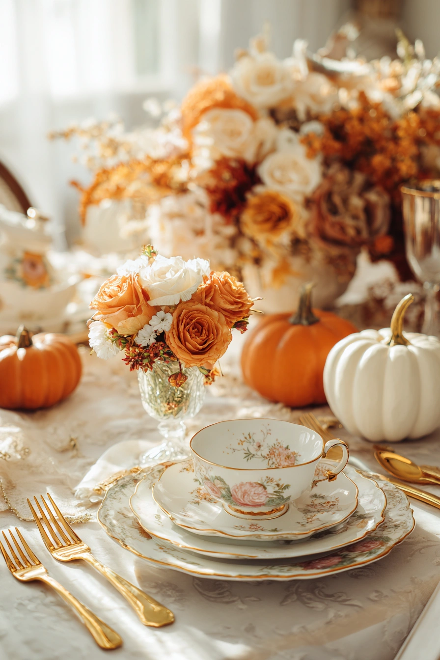 Elegant Autumn Tablescape Inspiration