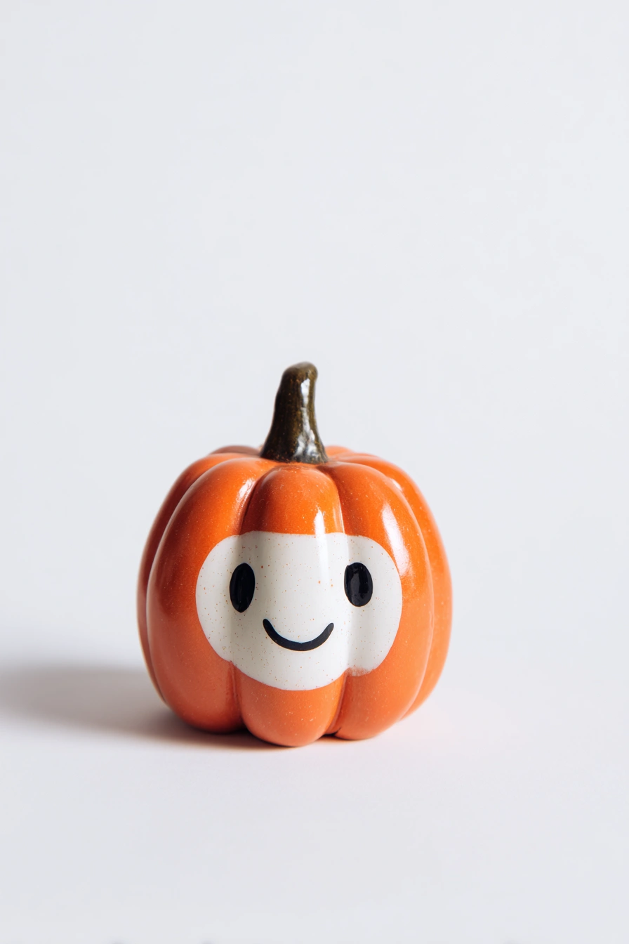 Cute Smiling Pumpkin Decor