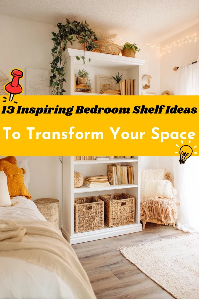 13 Inspiring Bedroom Shelf Ideas to Transform Your Space