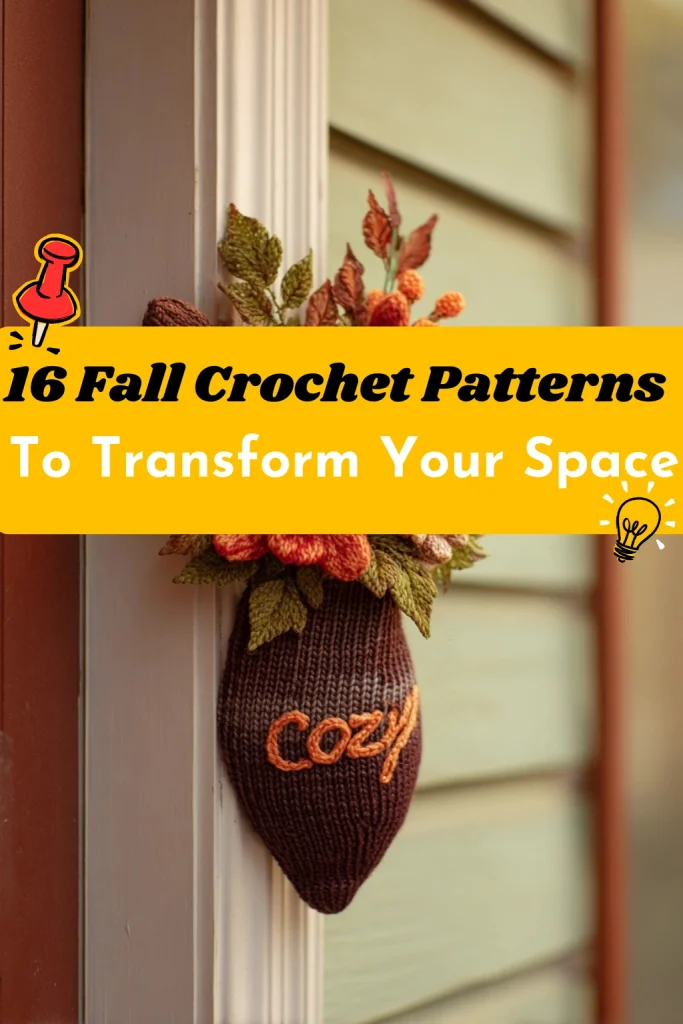 16 Fall Crochet Patterns for a Cozy Autumn