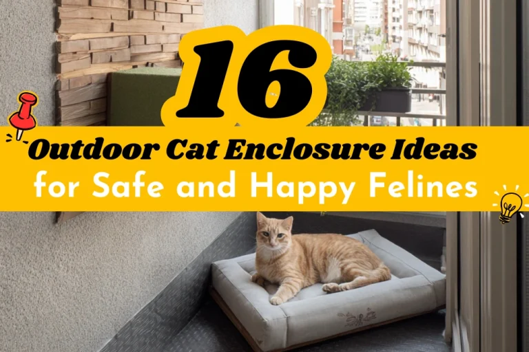 16 Outdoor Cat Enclosure Ideas for Safe and Happy Felines