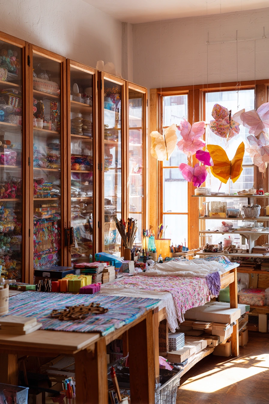 Sunlit Studio with Whimsical Touches