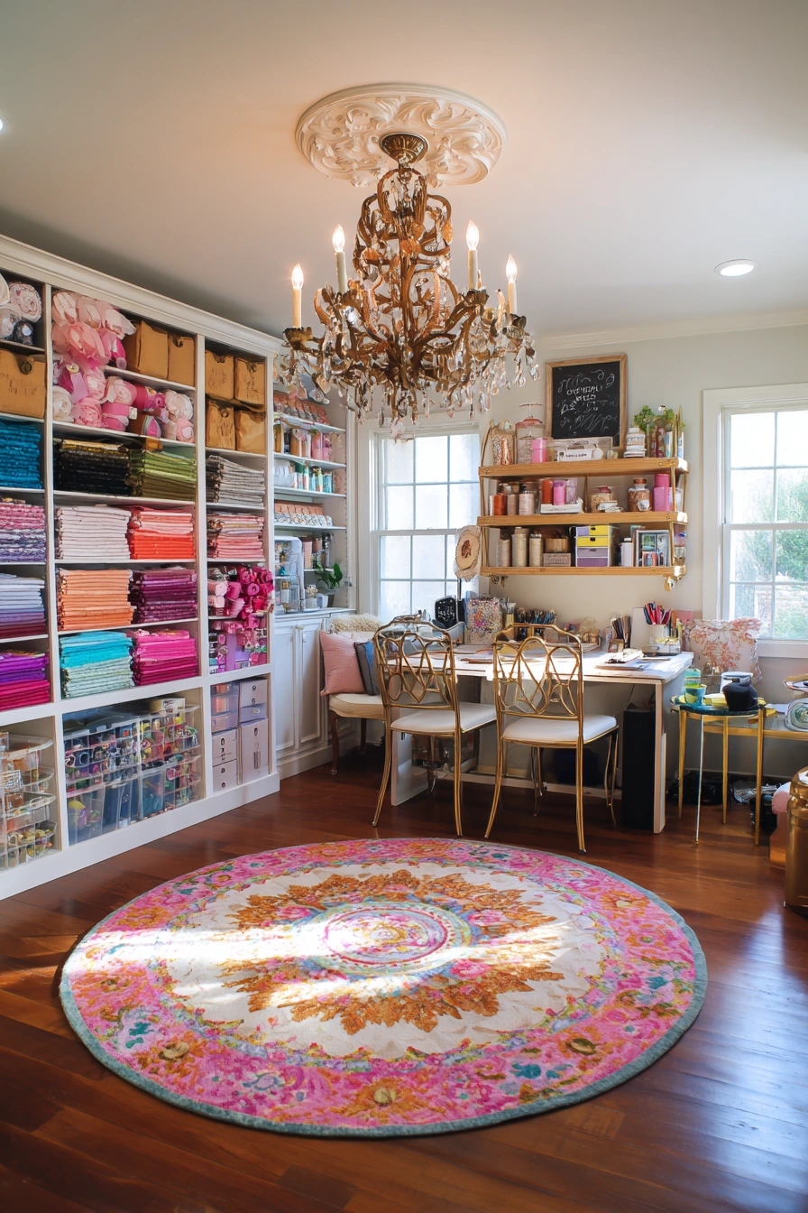 Glam Meets Craft in This Luxe Studio