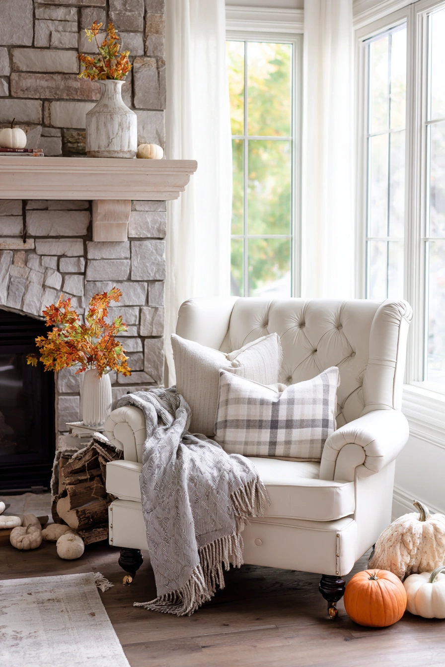 Cozy Autumn Reading Nook