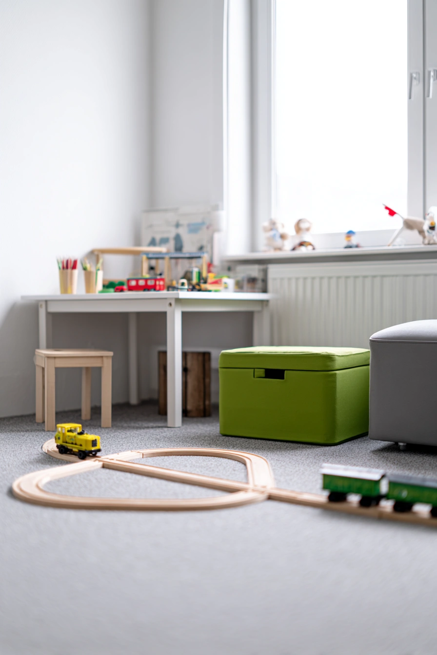 Modern Train-Lover’s Play Zone