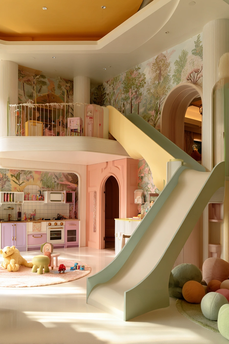 Whimsical Indoor Playground Fantasy