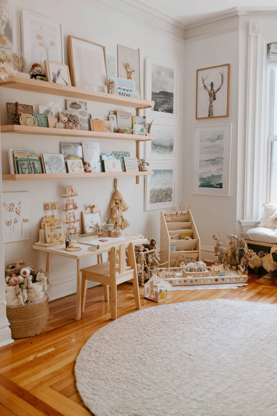 Boho-Inspired Reading & Art Nook