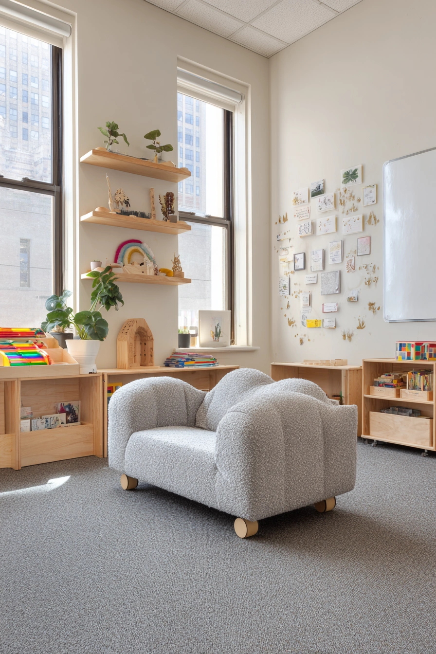 Modern Cozy Lounge for Little Learners