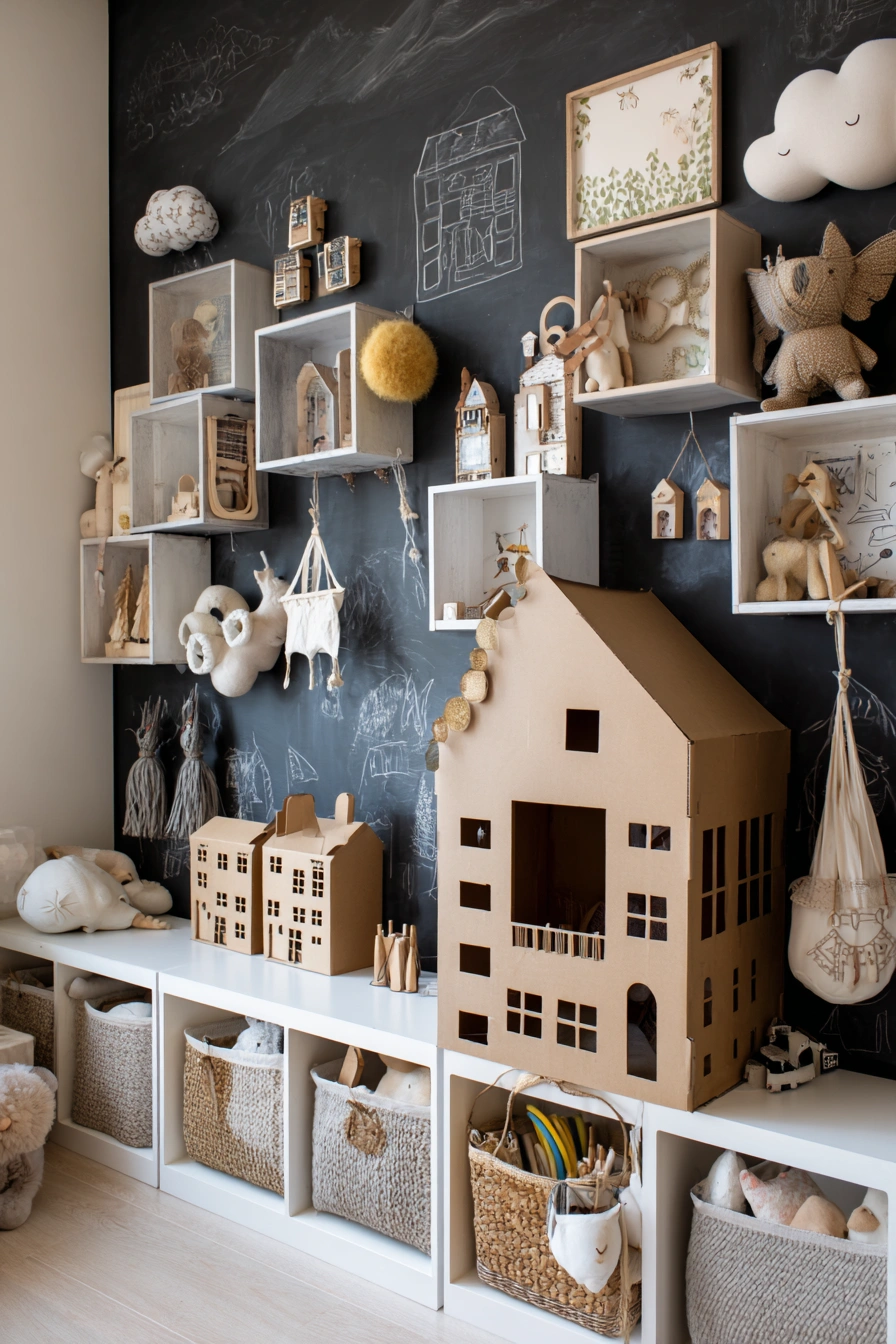 Neutral Toned Montessori Play Nook