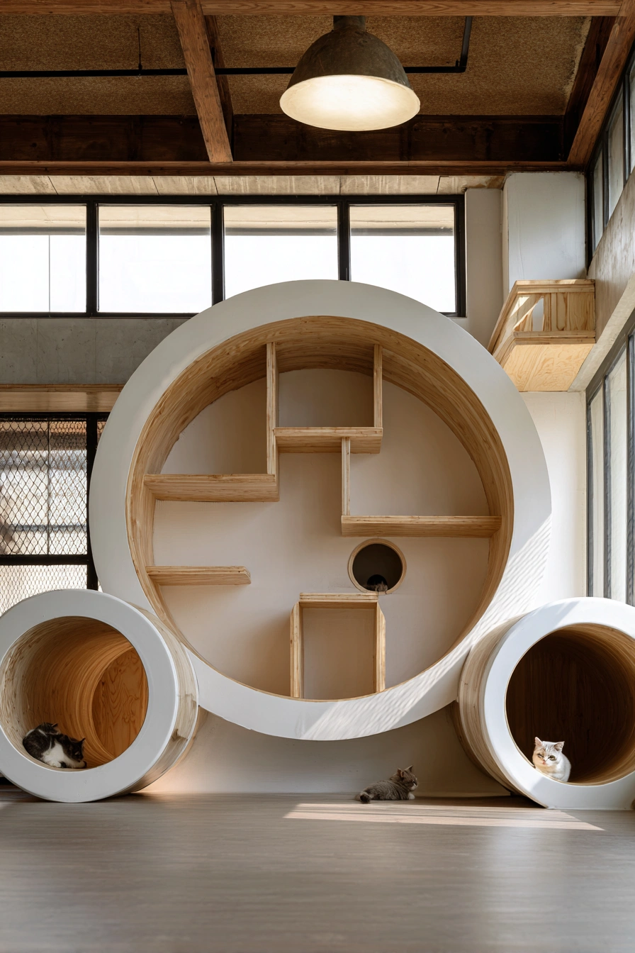 Modern Cat Pod Playground