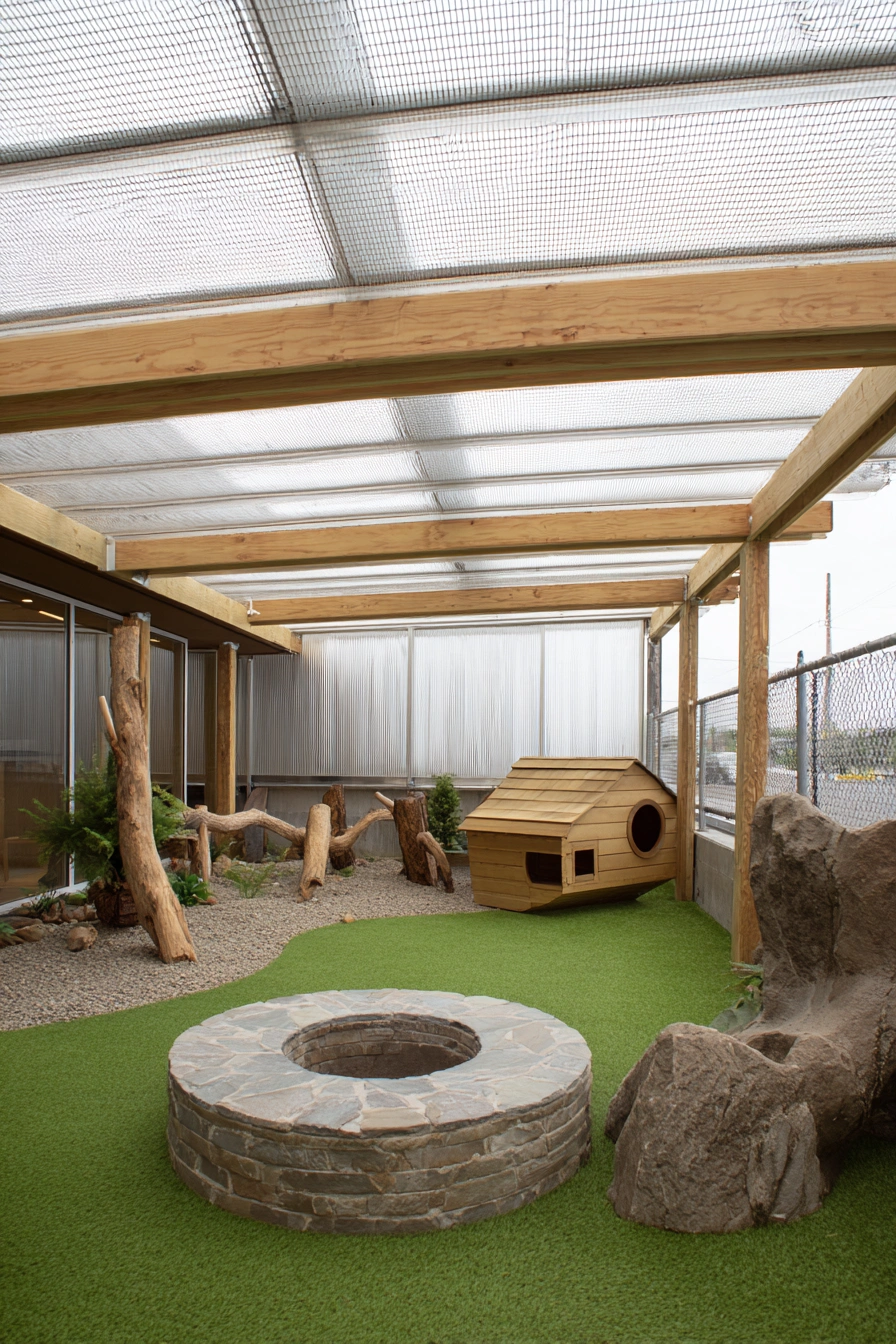 Nature-Inspired Catio with Climbing Fun