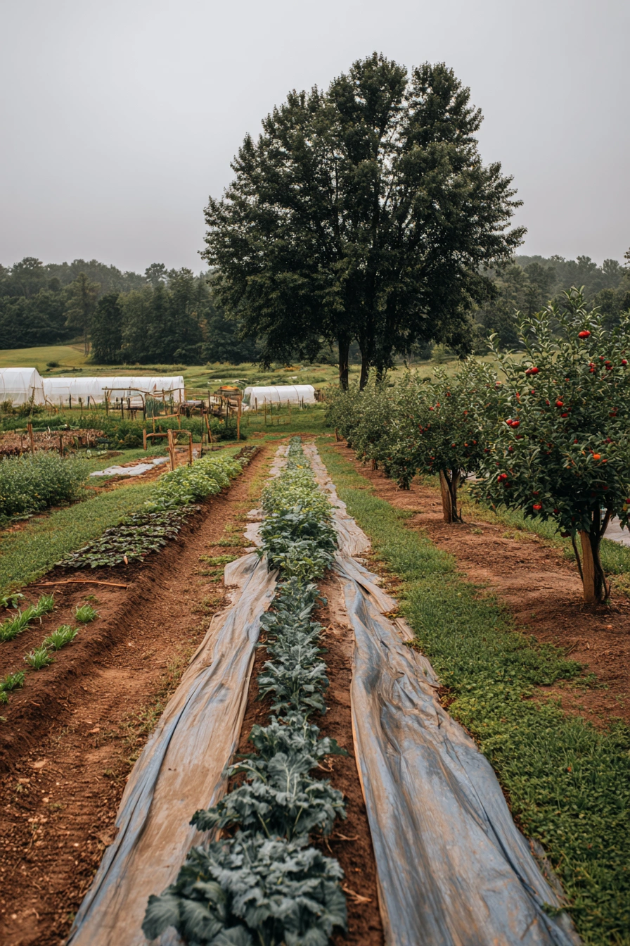 Productive Farm-Style Row Garden
