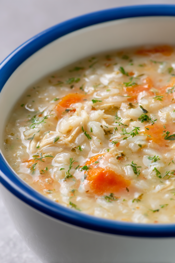 Creamy Chicken and Rice Soup