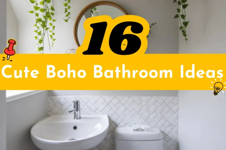 16 Cute Boho Bathroom Ideas