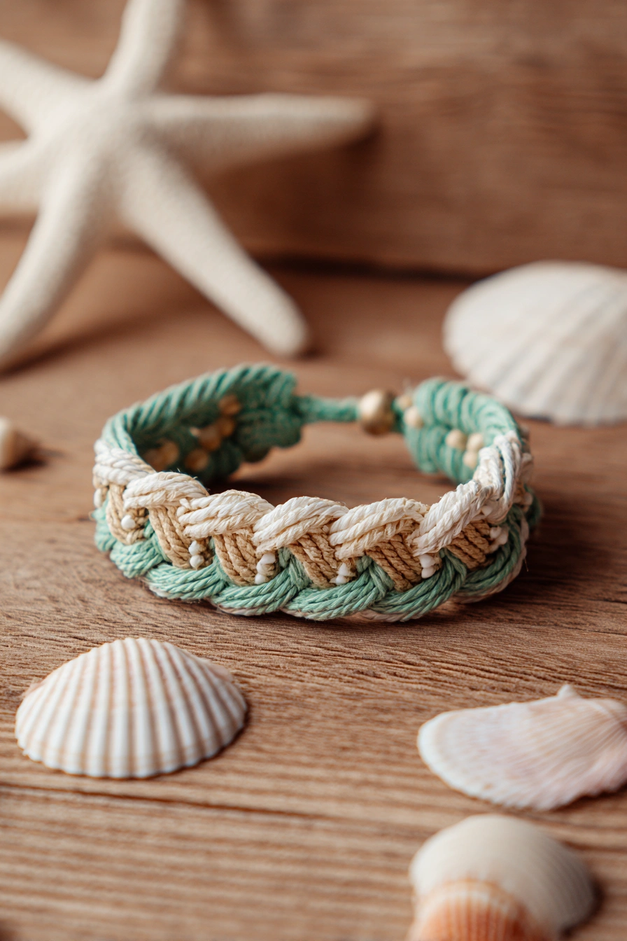 Coastal Twist Macrame Bracelet
