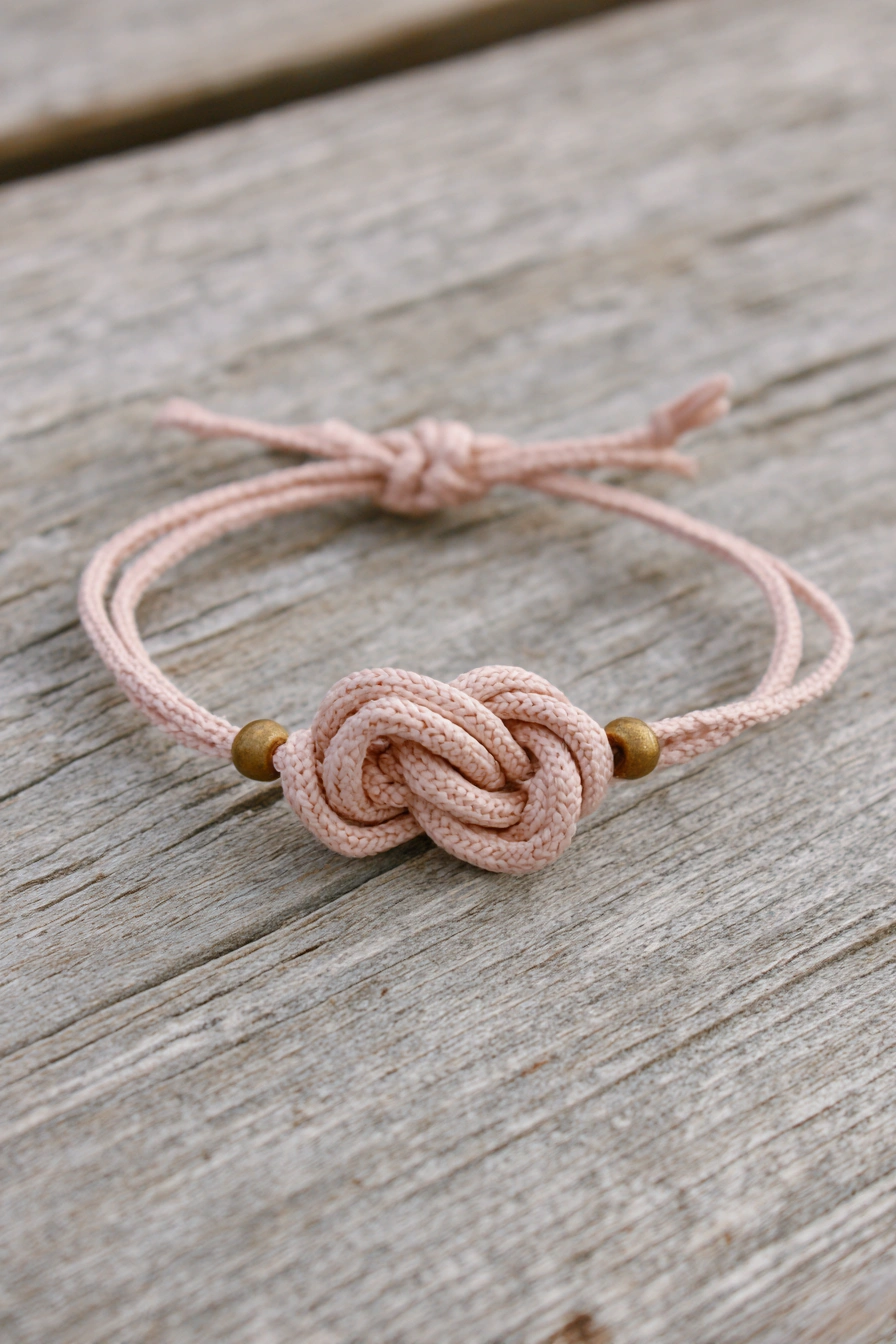 Minimalist Knot Macrame Bracelet