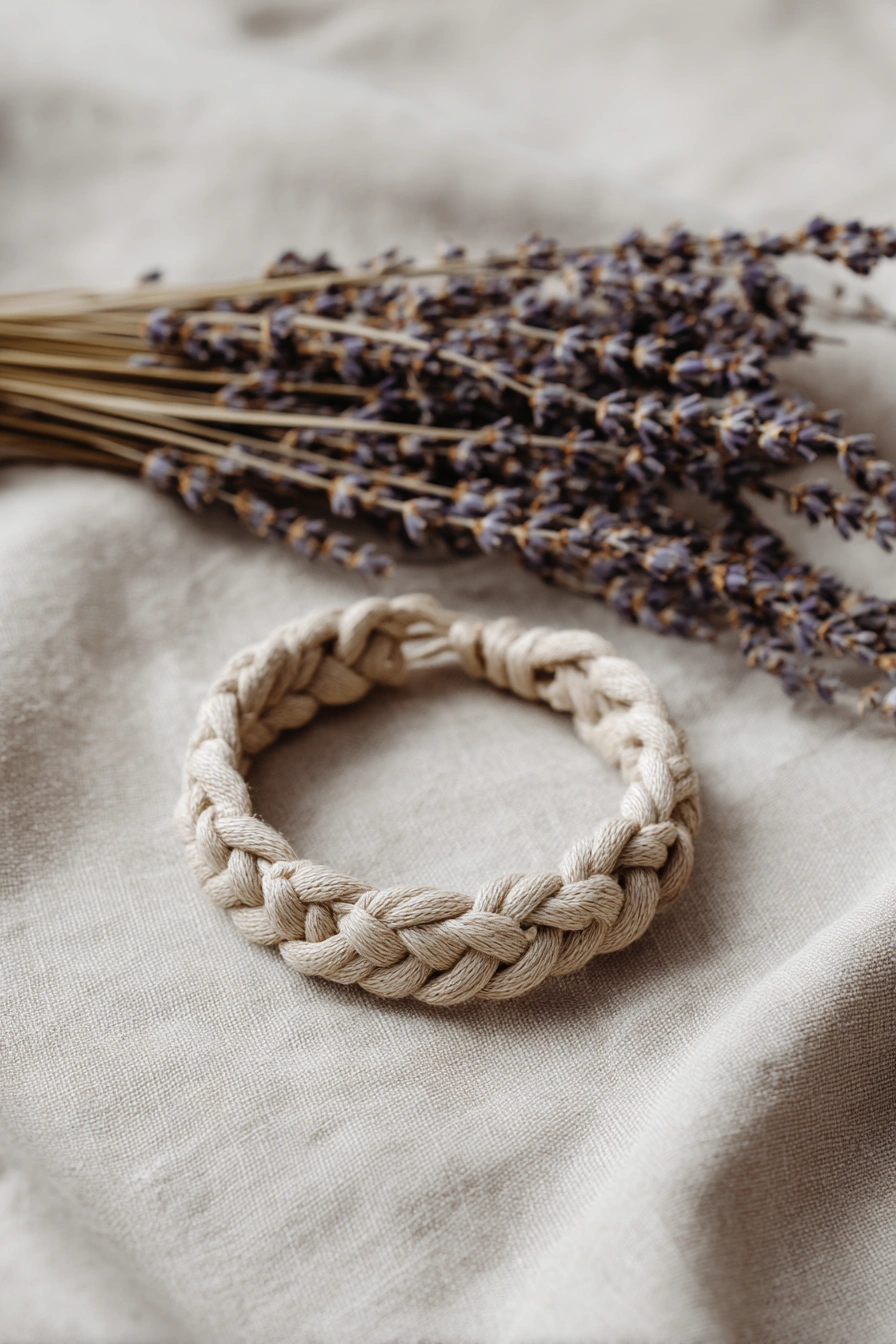 Rustic Braided Macrame Bracelet