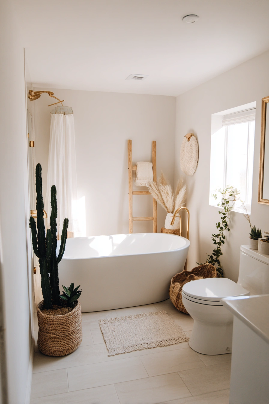 Desert-Inspired Boho Bath Retreat