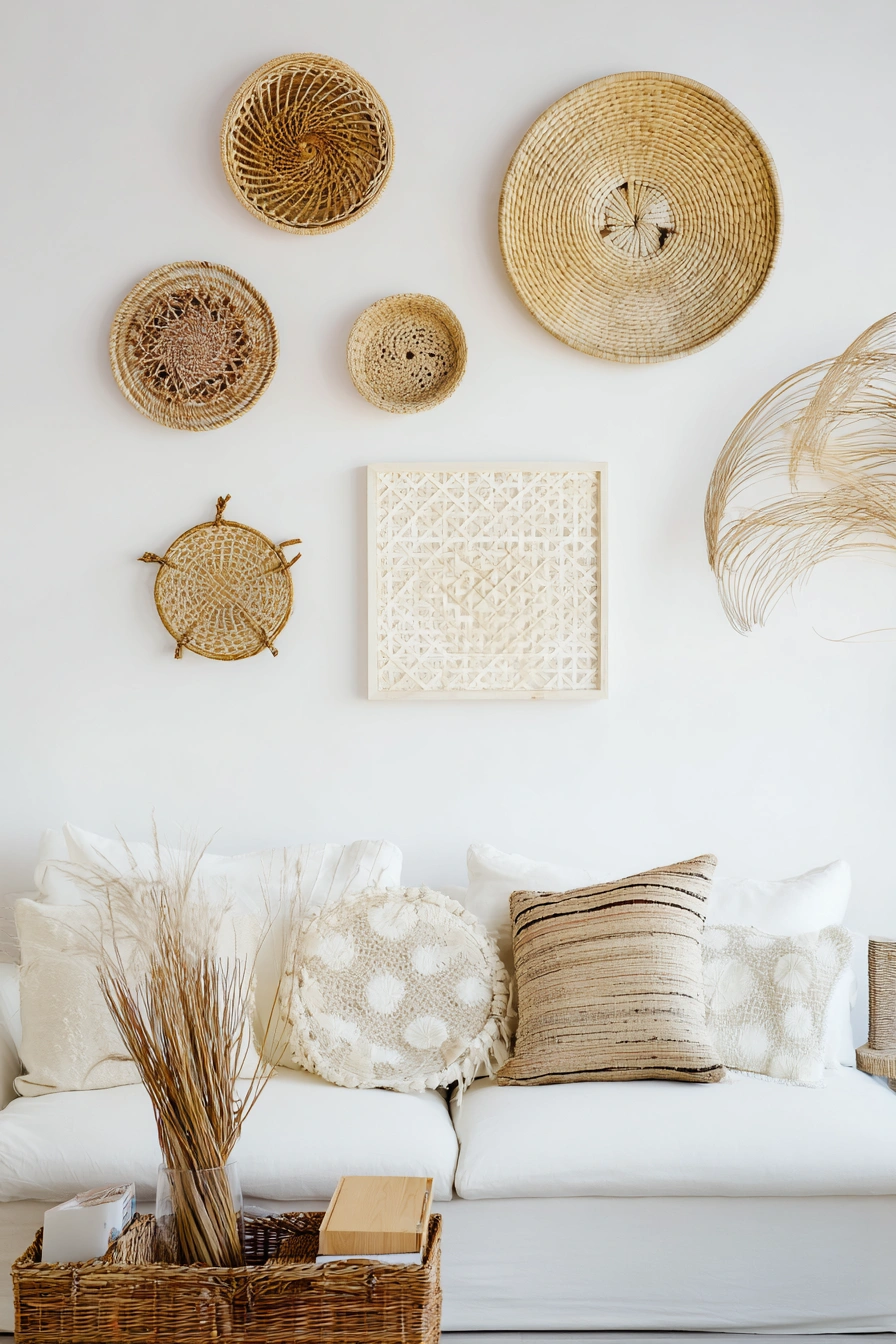 Boho-Inspired Clay Wall Baskets