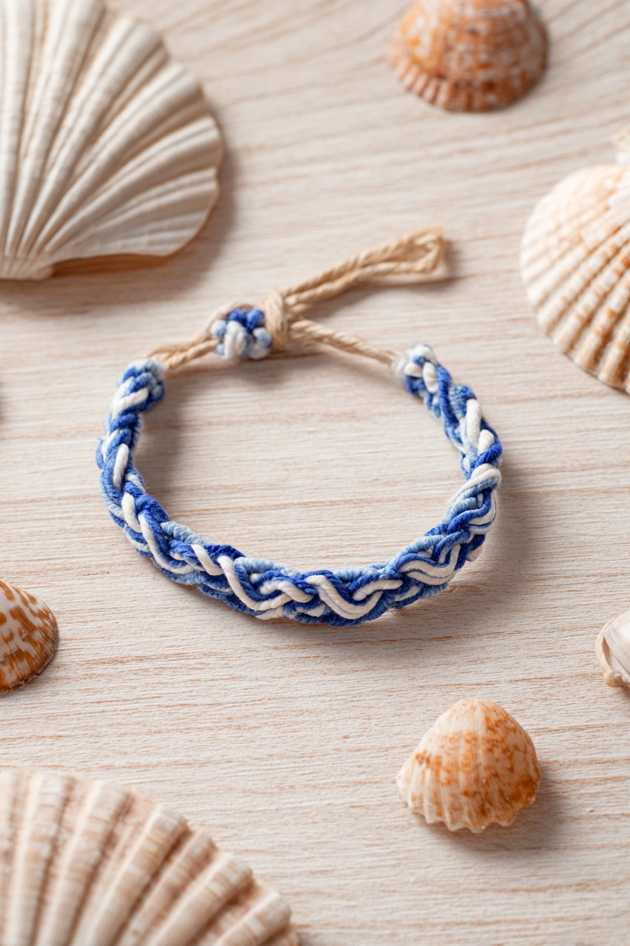 Coastal Charm Braided Bracelet