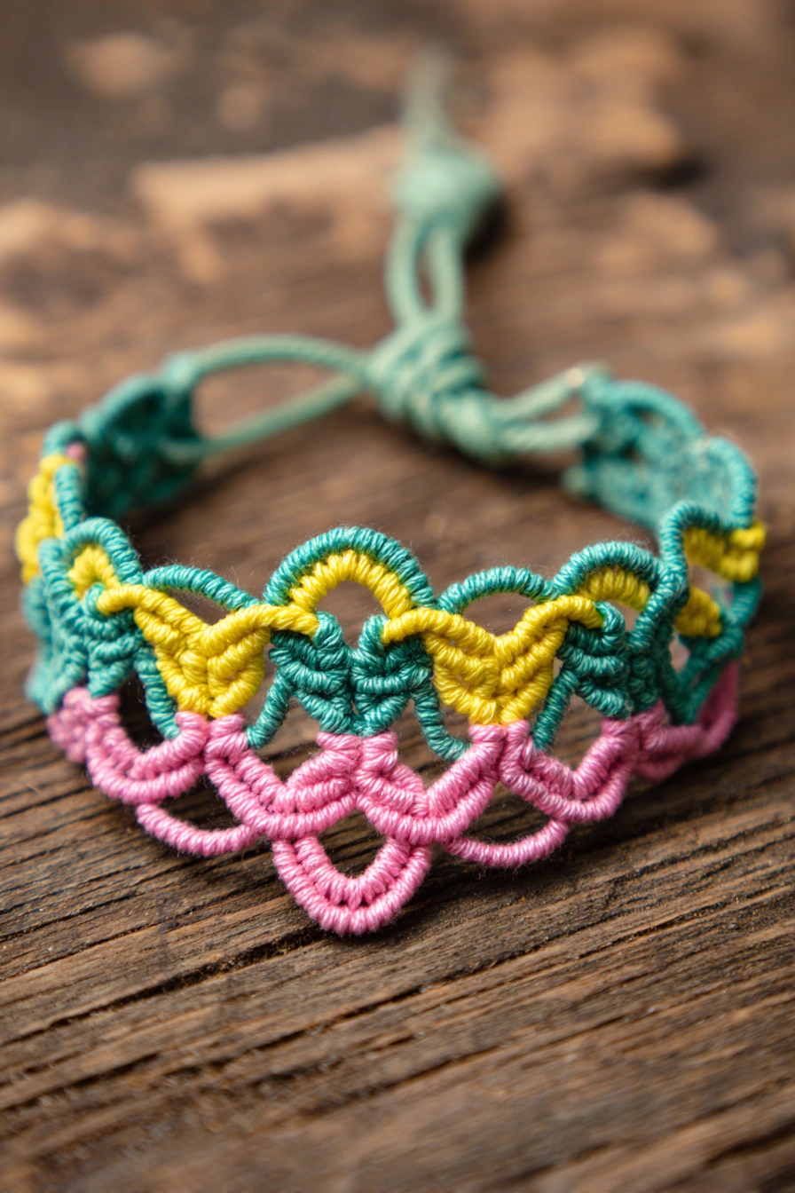Whimsical Lace Loop Bracelet