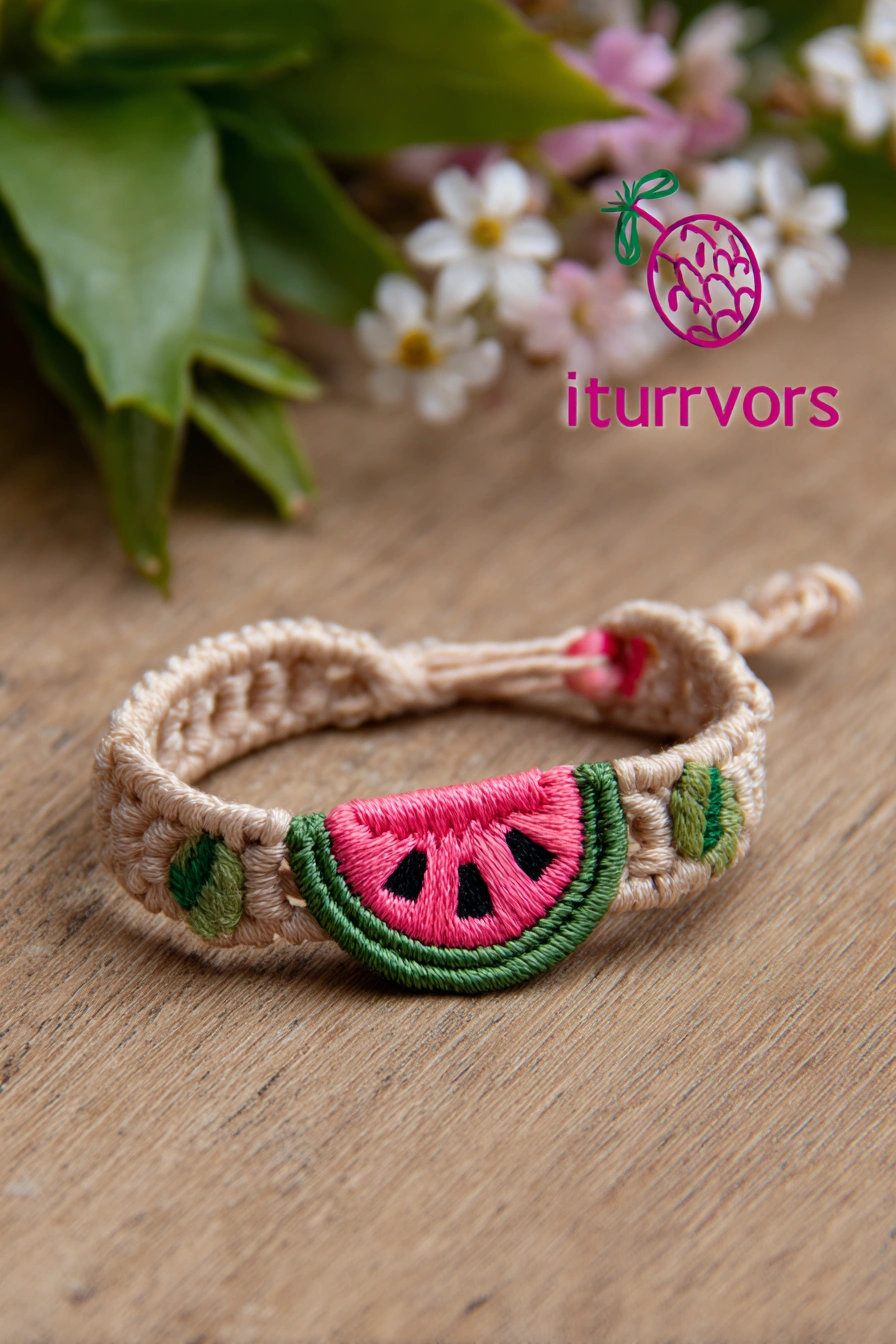 Sweet Watermelon Slice Bracelet