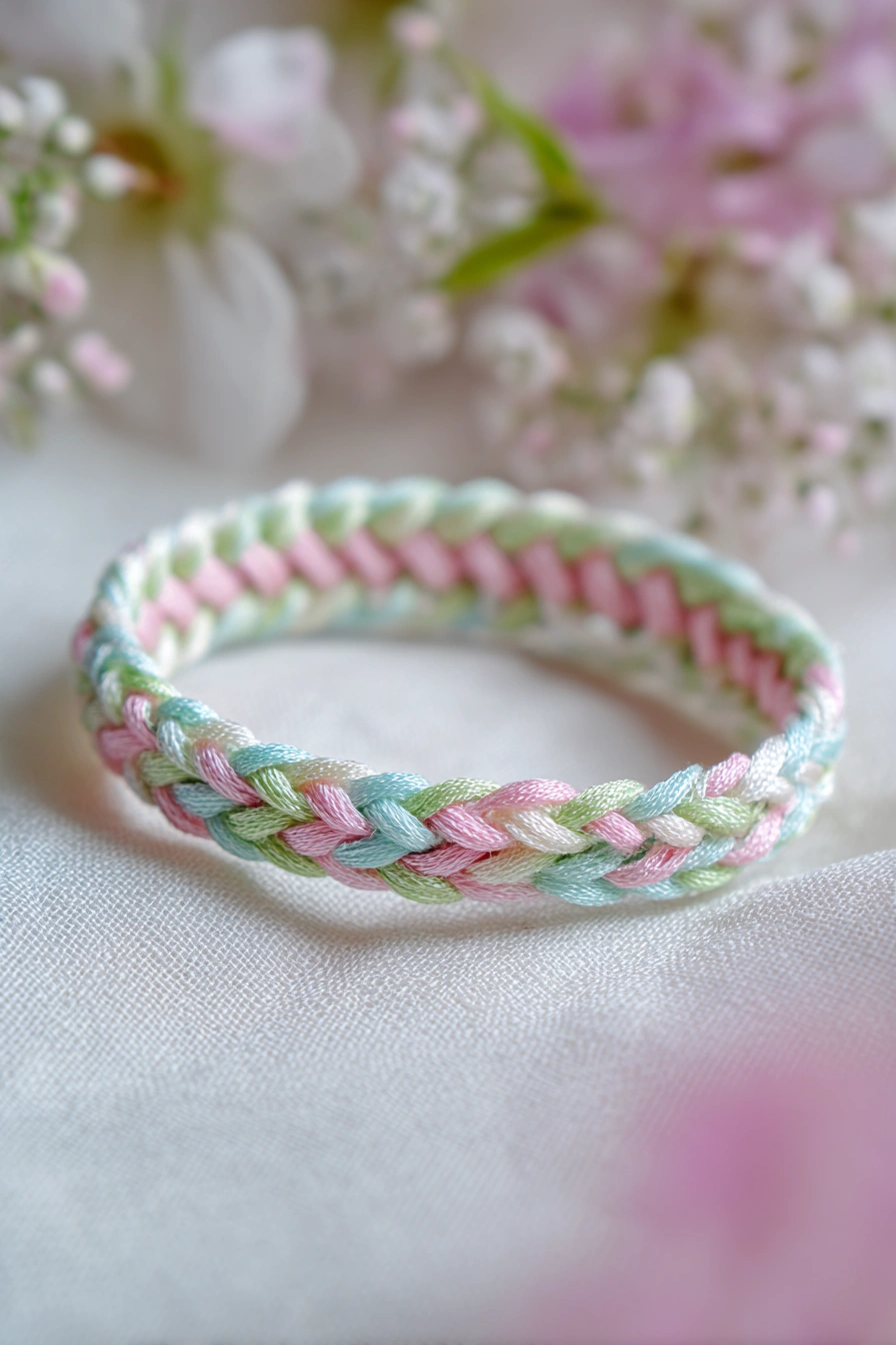 Spring Garden Braided Bracelet