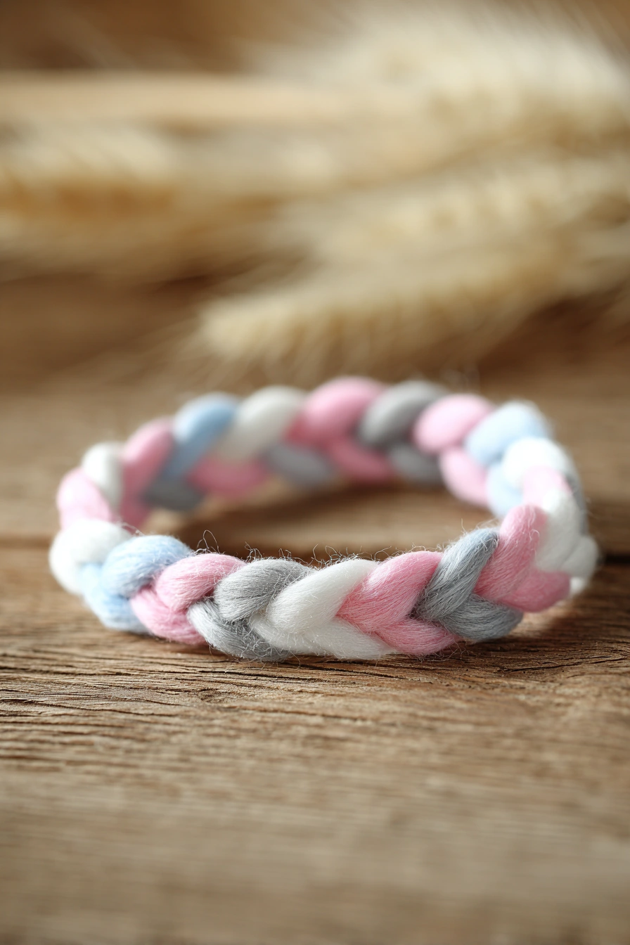 Cozy Cloud Braid Bracelet