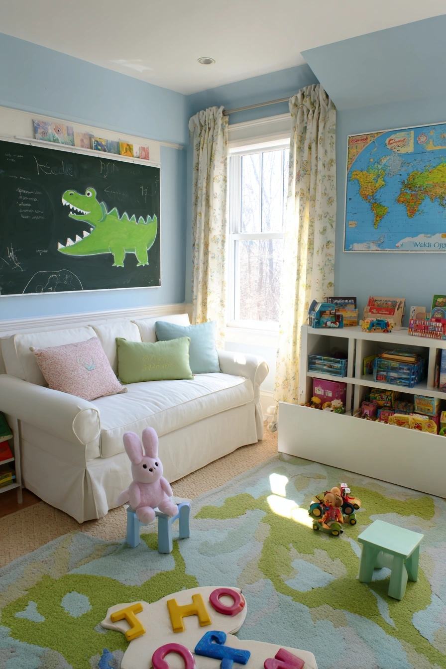Colorful Learning Nook with Playful Vibes