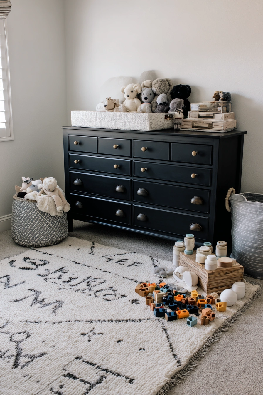 Modern Monochrome Play Nook