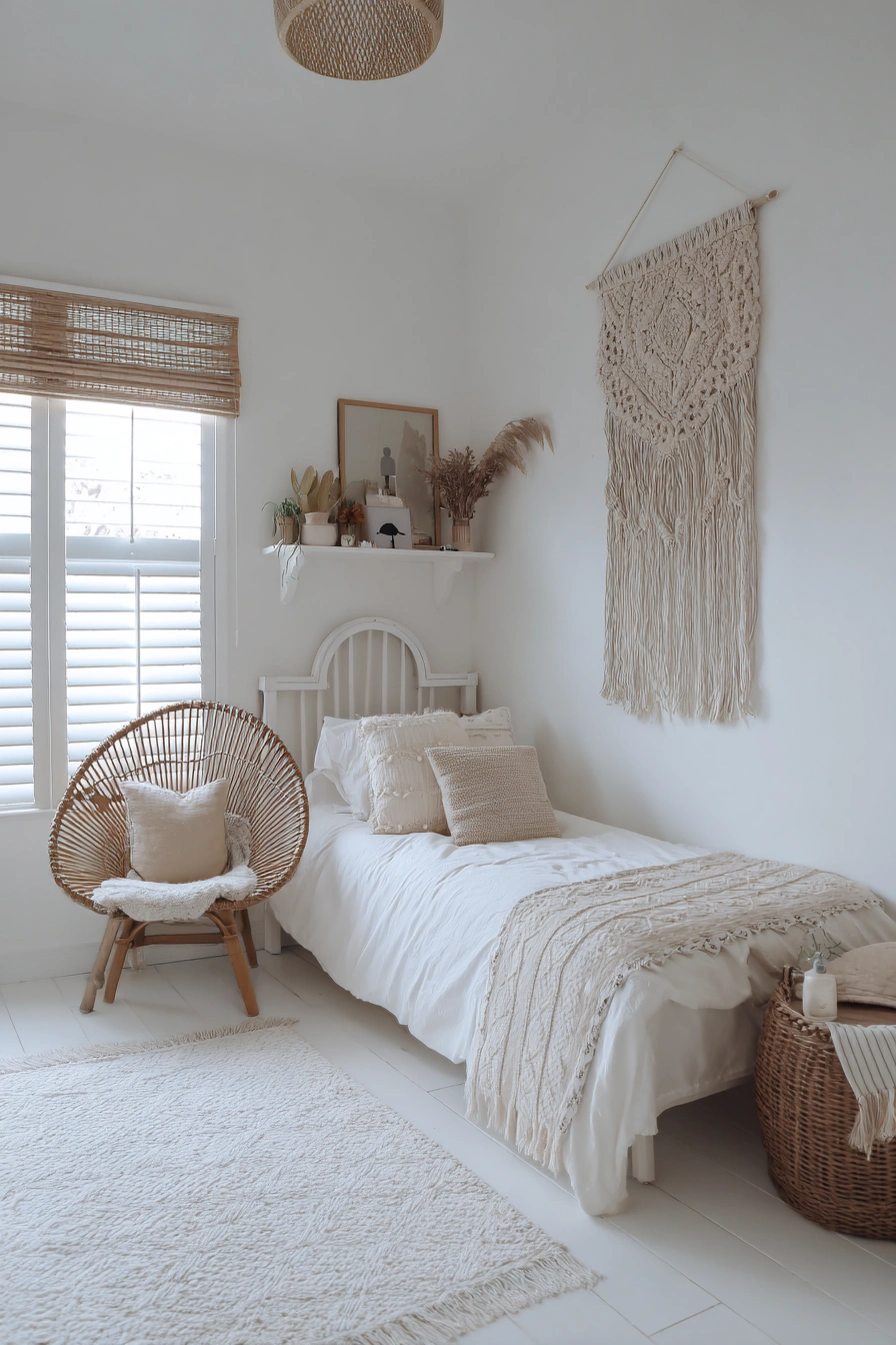 Boho-Inspired Kids Room with Soft Neutrals